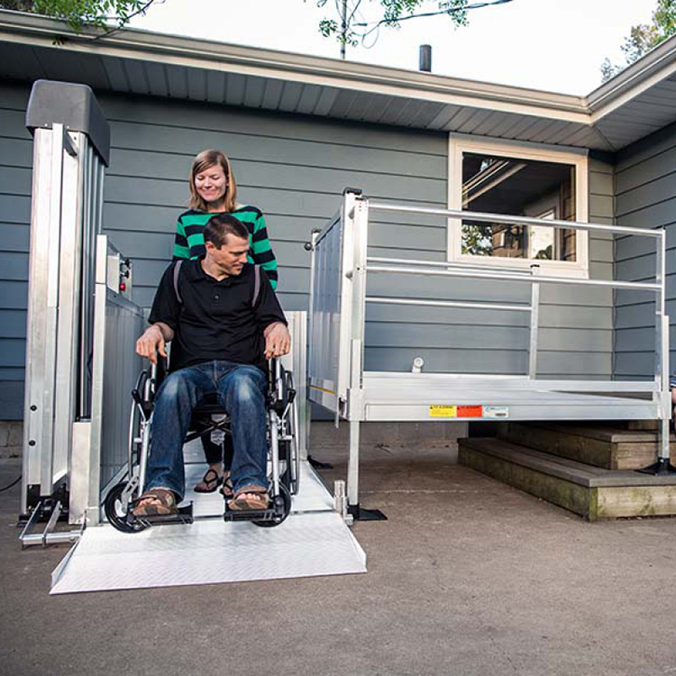 Scottsdale exterior porchlift scooter lift outside stairs